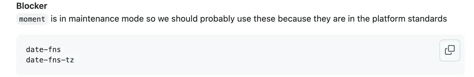 Blocker label example