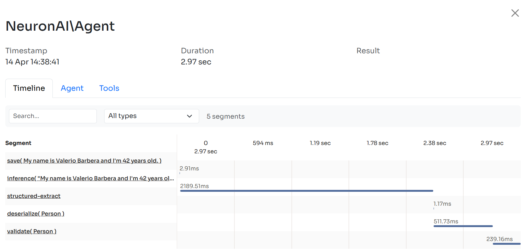 Inspector Neuron AI Agent observability