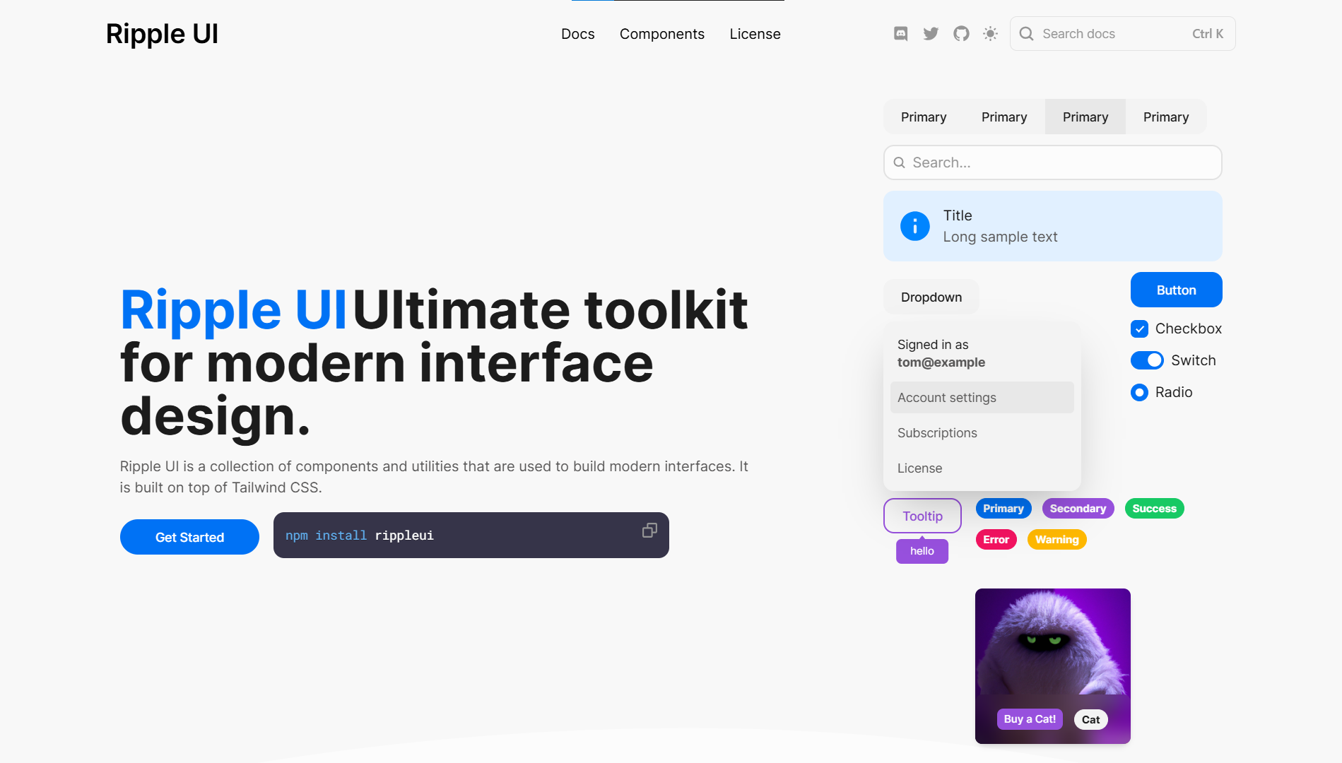 Ripple UI