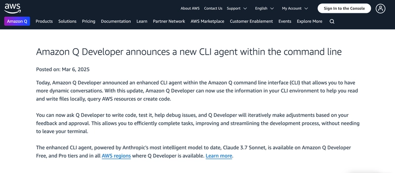 Amazon Q Developer CLI Helped Me Clone EC2 in One Prompt - No Console, No YAML
