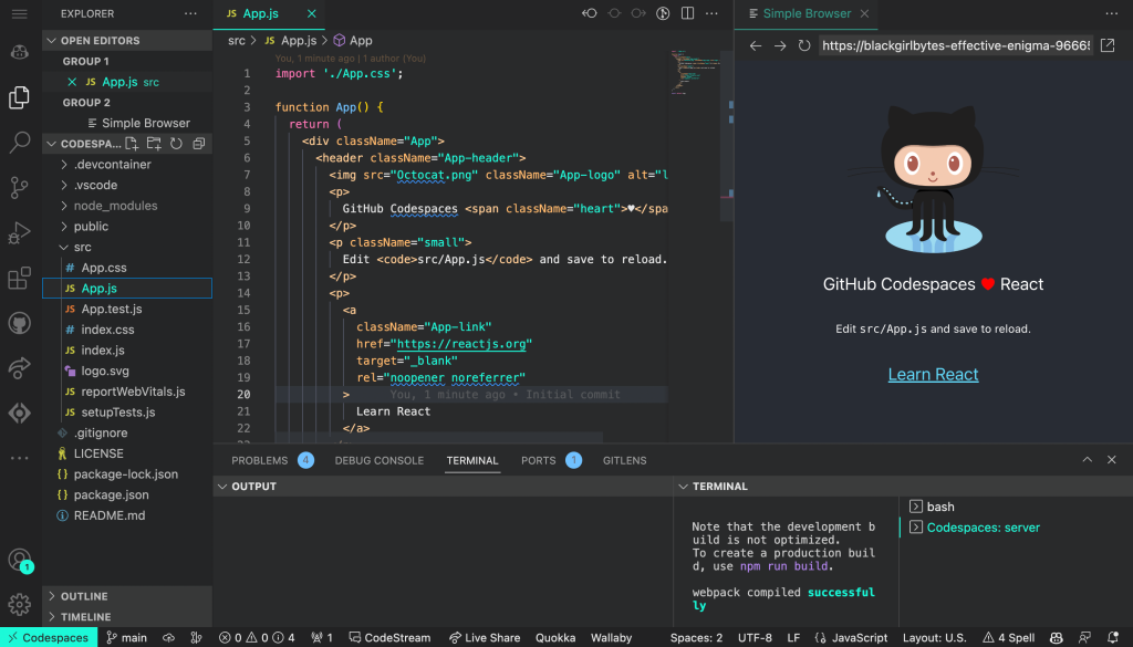 GitHub Codespaces