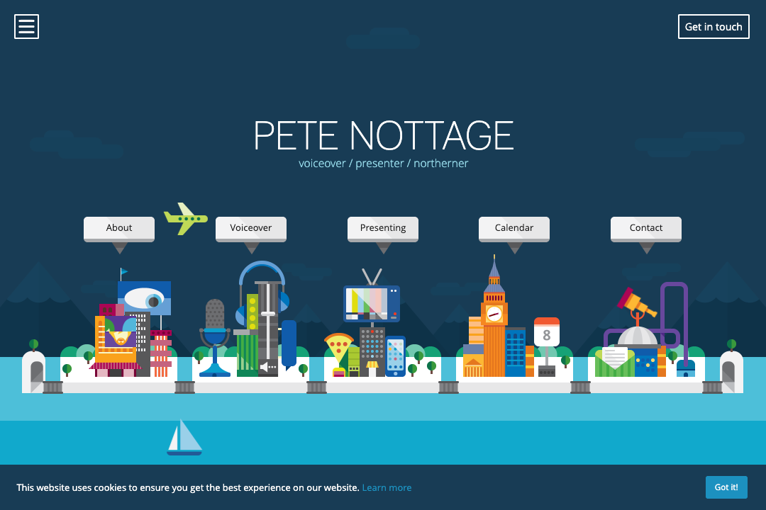 Peter Nottage's website showcases a ton of beautiful micro animations.
