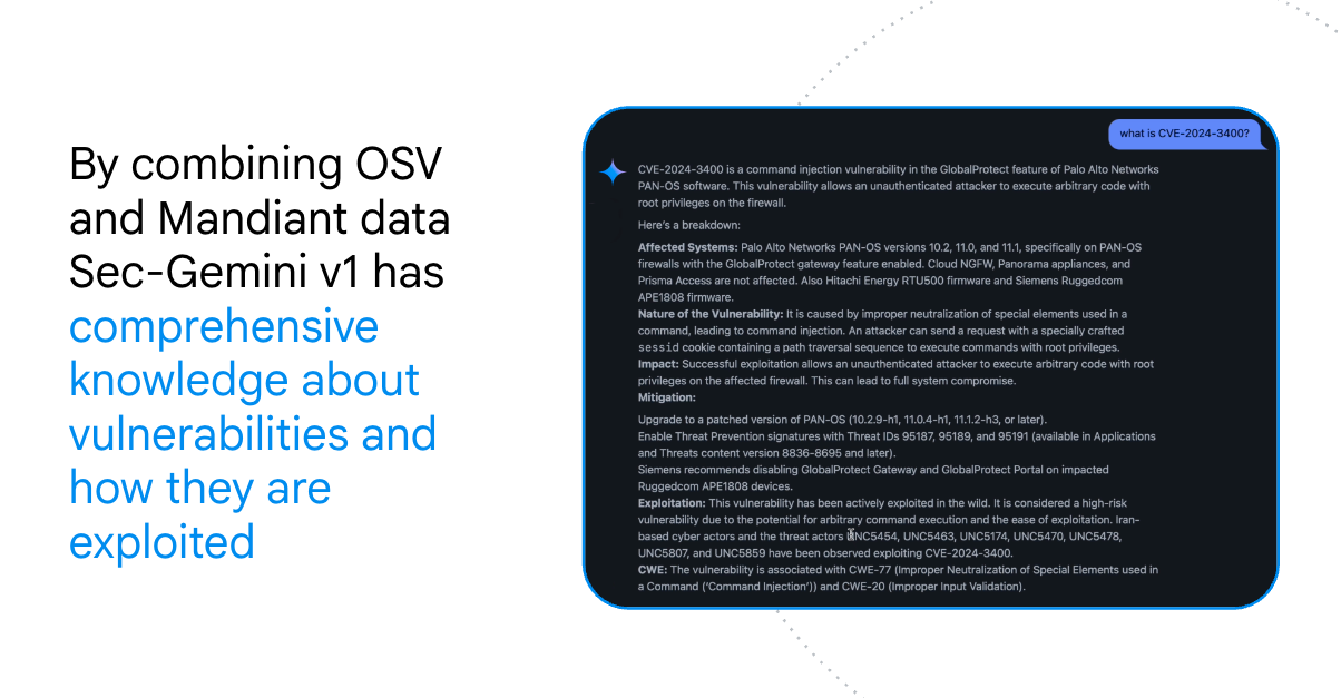 Vulnerability details output