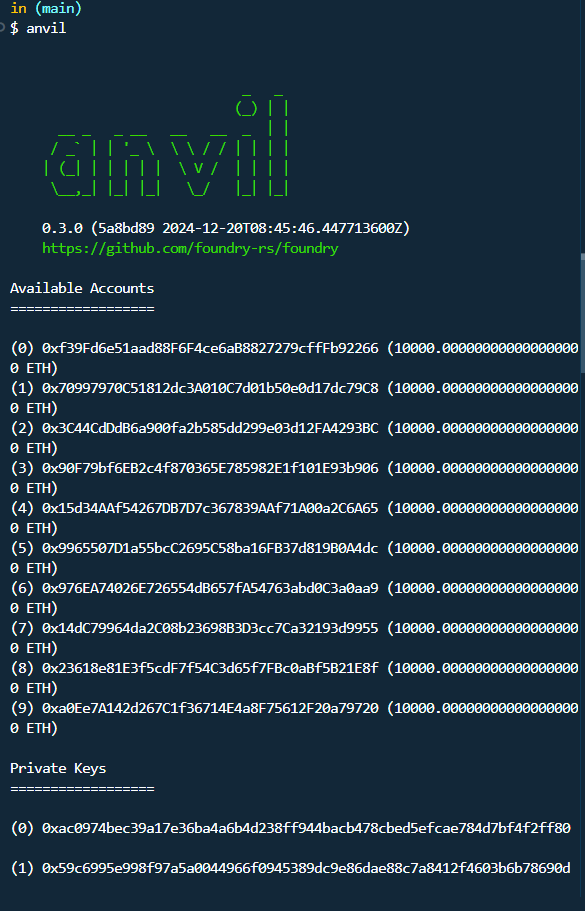 You want your existing MetaMask connect-wallet system to work with Anvil, the local Ethereum network from Foundry.