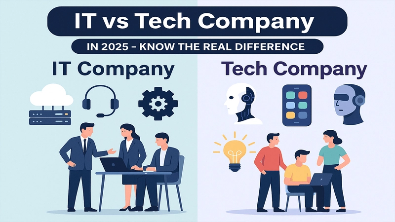 Difference Between IT and Tech Company in 2025: Explained Clearly