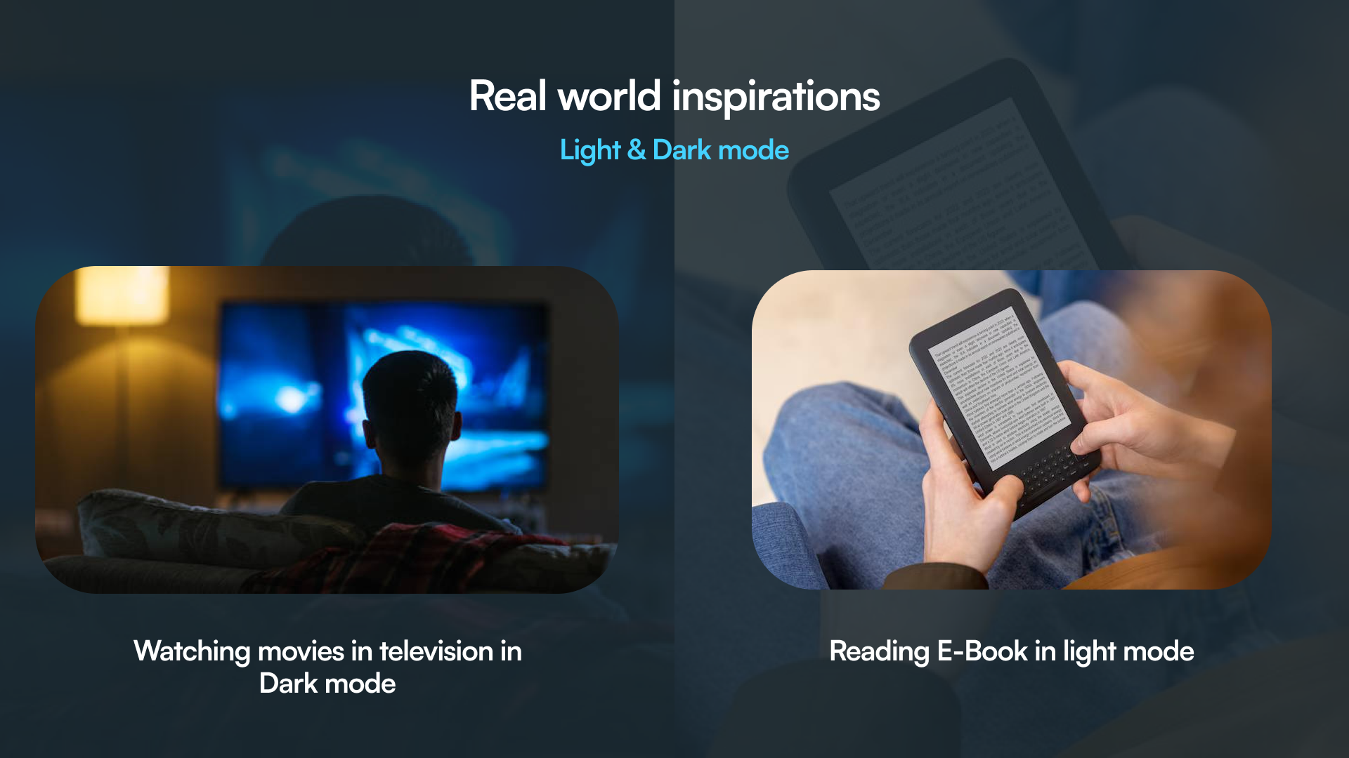 Dark mode vs light mode