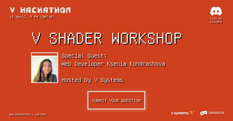 15 April: Shader Workshop — V Hackathon