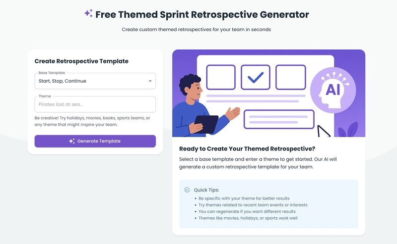Improving Team Retrospectives with Kollabe's Template Generator ✨