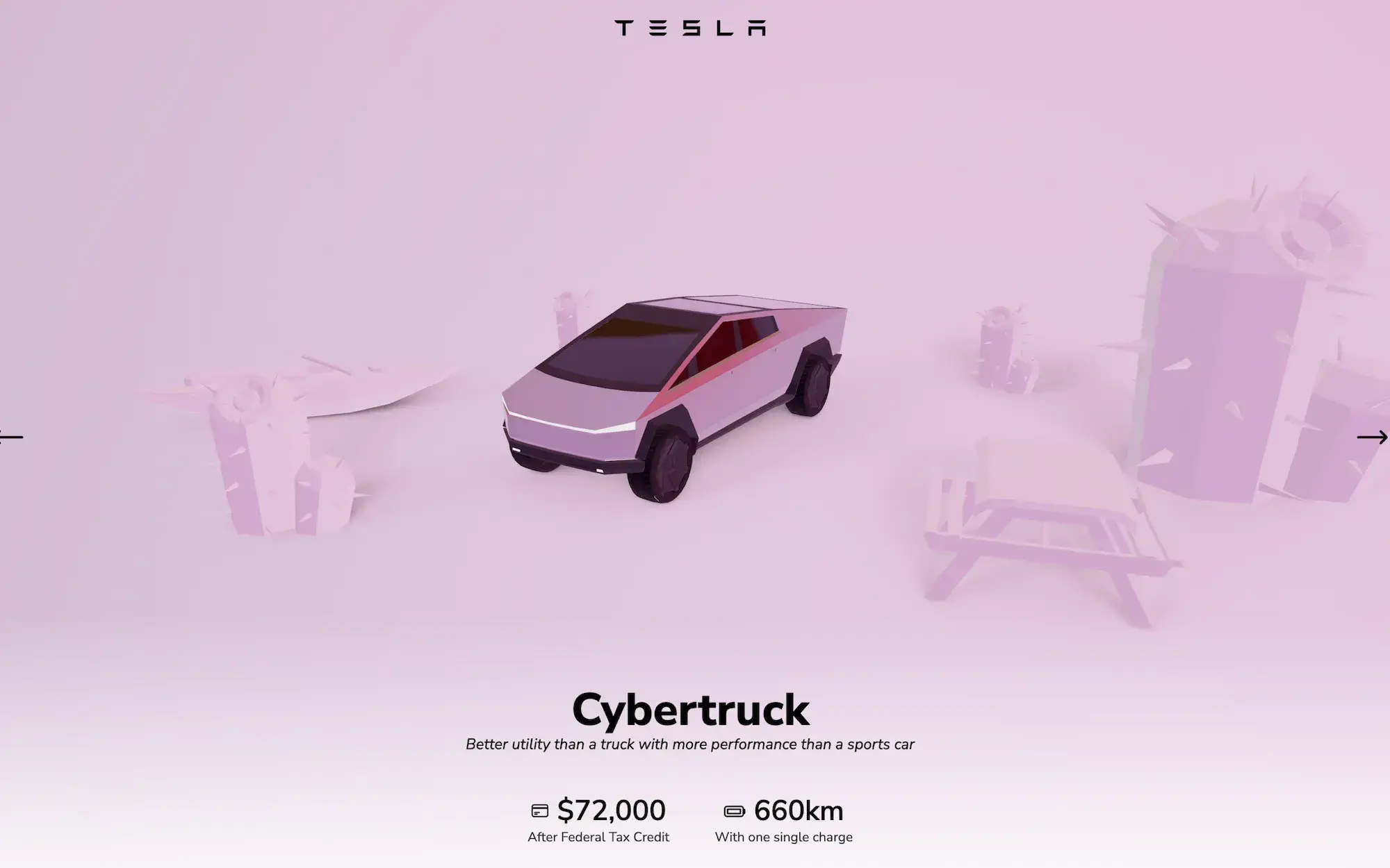 3D Car Slider
