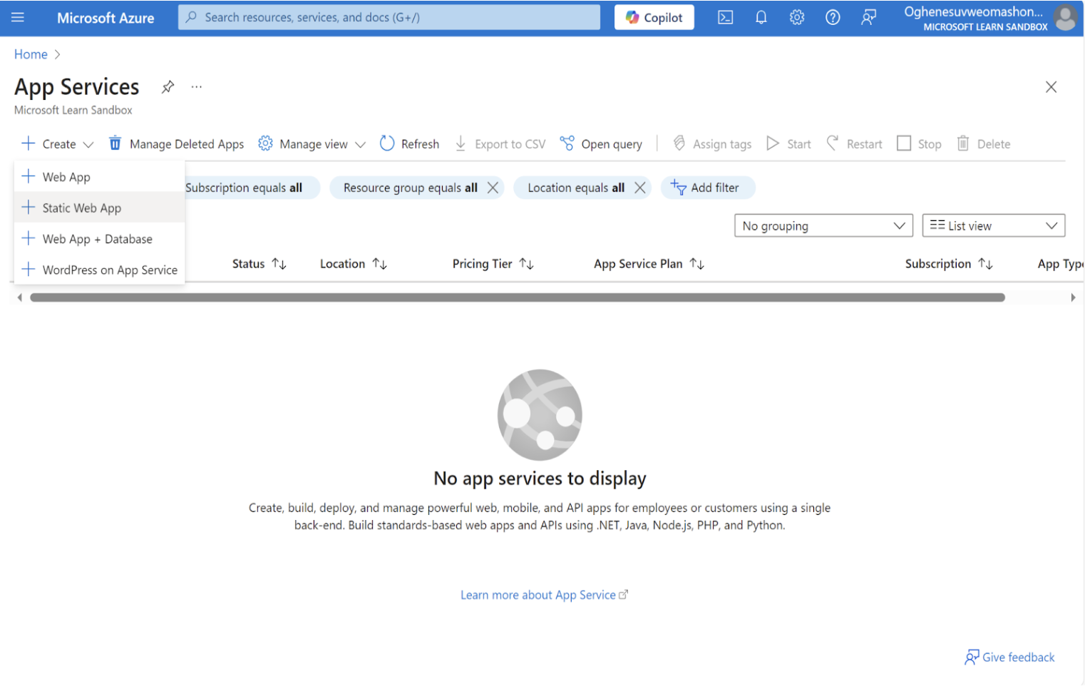 Static Web App