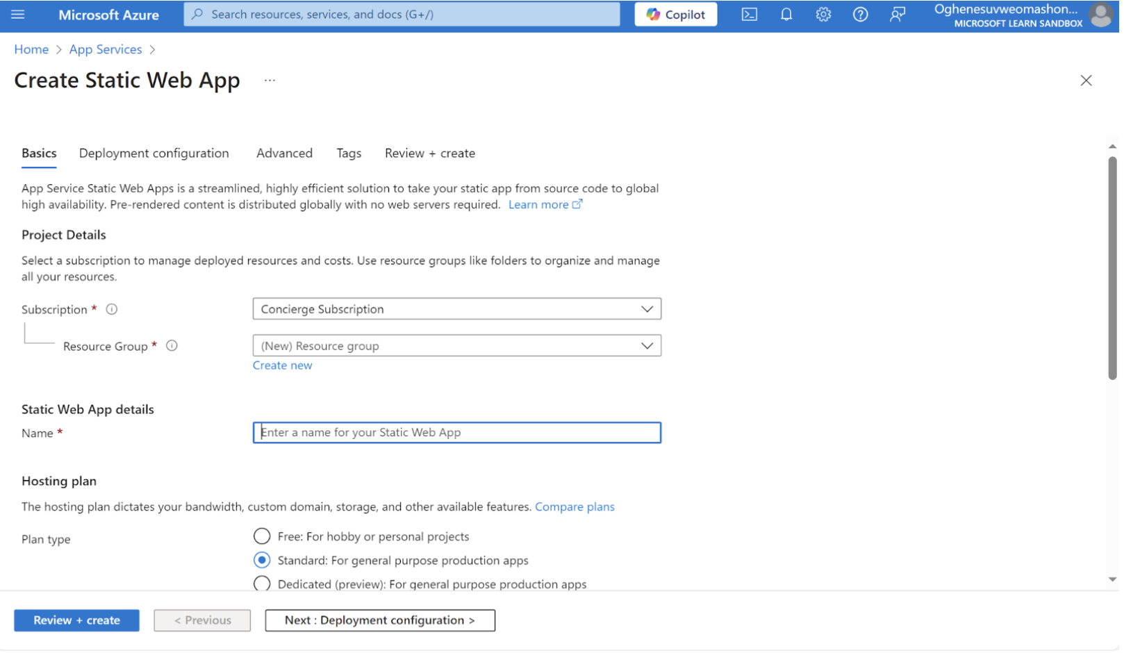 Web App