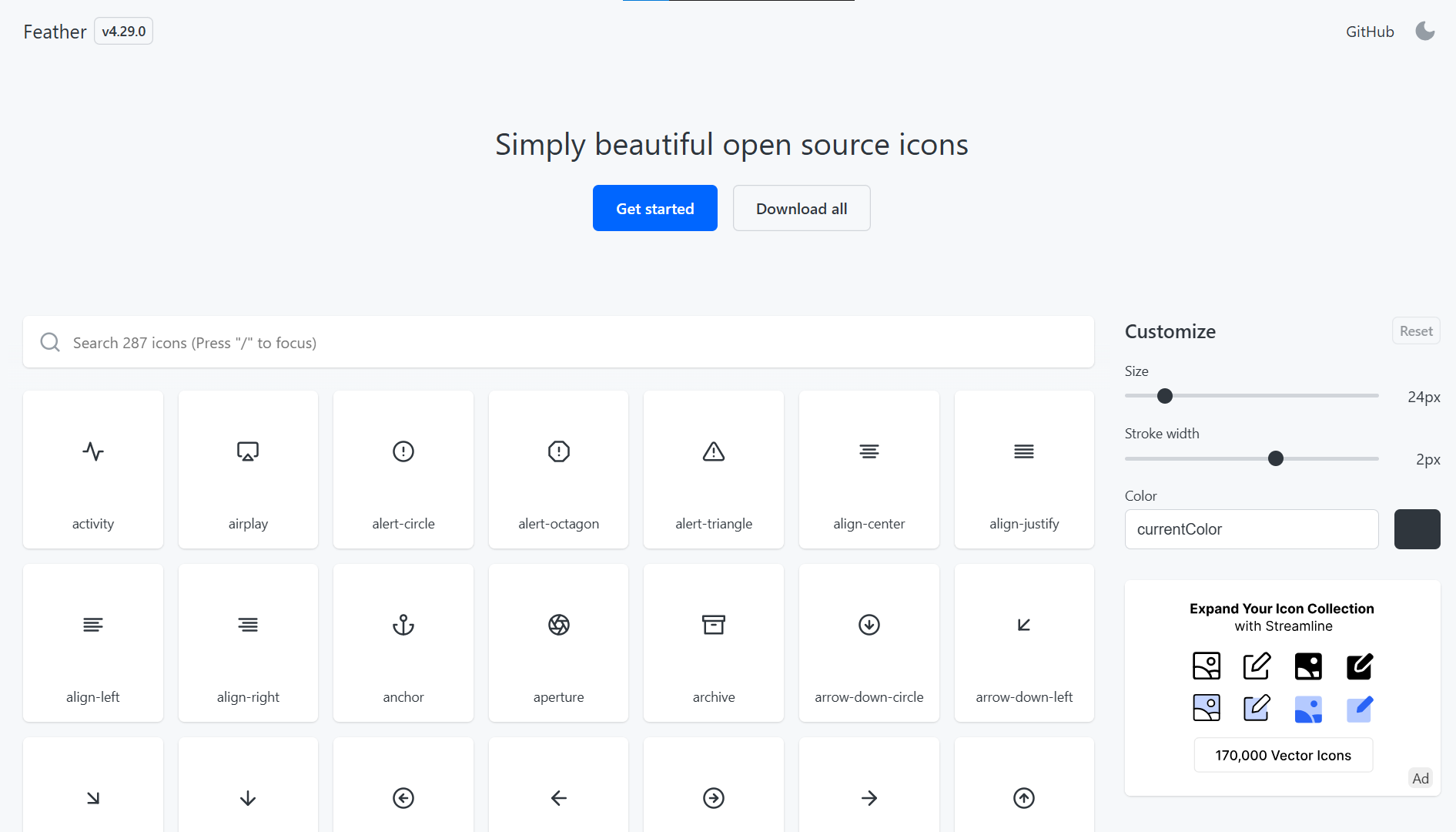 Feather Icons