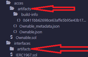why remix.ide create arcifacts