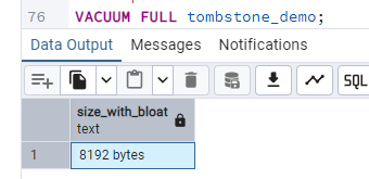 Vacuum full