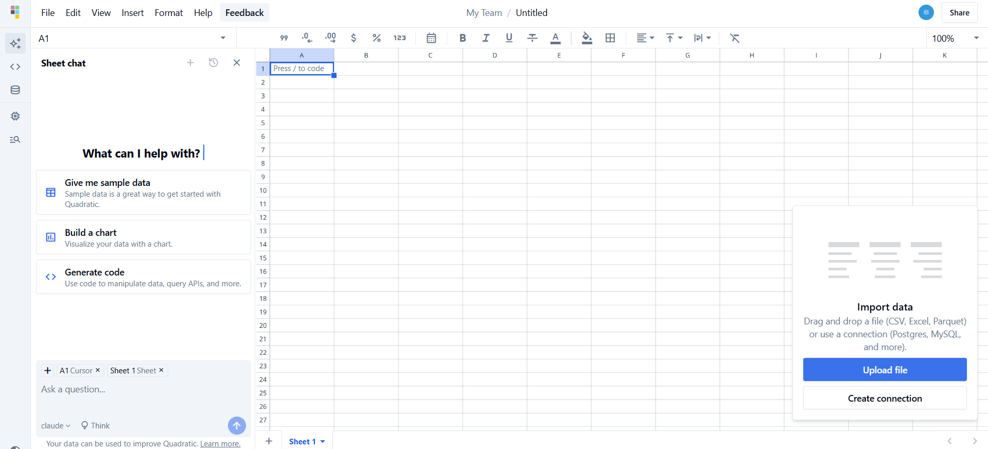 Import Data