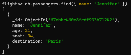 Update Operation in MongoDb