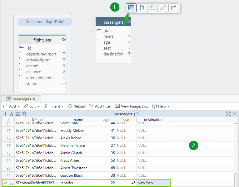 CRUD Operations in MongoDb with DbSchema