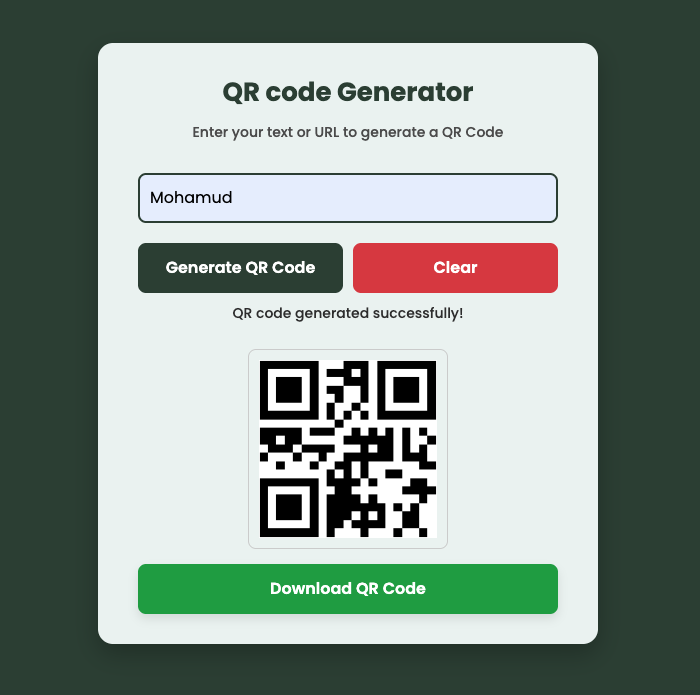 QR Code Generator Screenshot 2