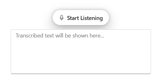 Integrating SpeechToText component in Angular app