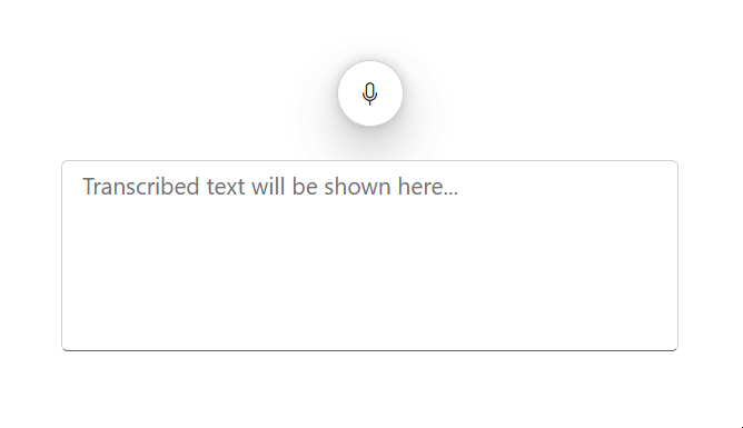 Speech recognition with interim results in Angular SpeechToText component