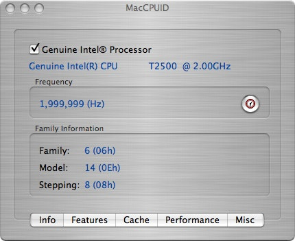 MacCPUID