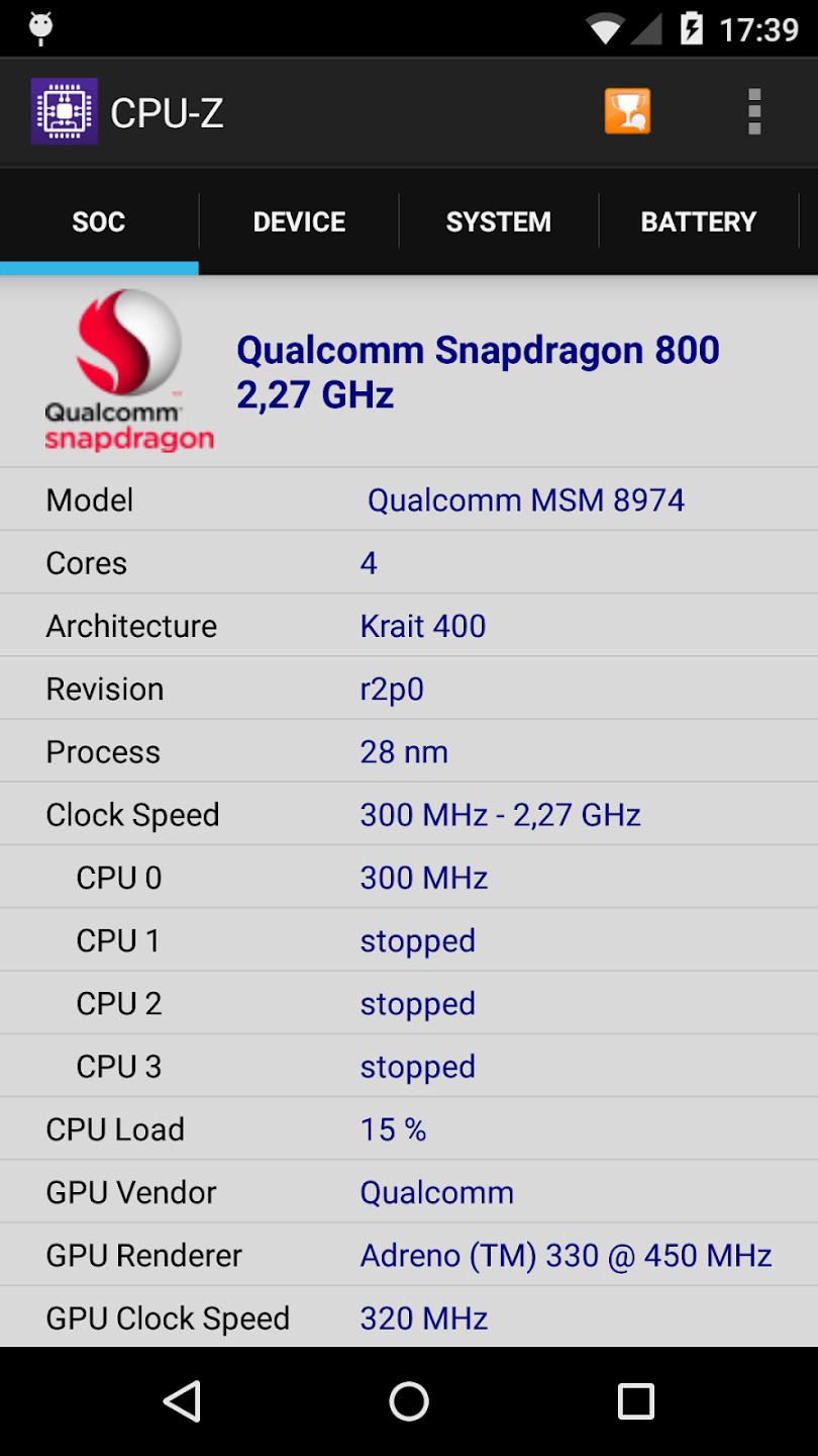 CPU-Z Android