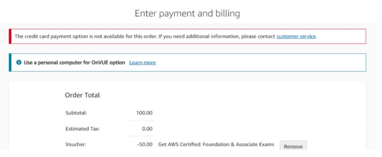 How to book AWS exam from Pakistan