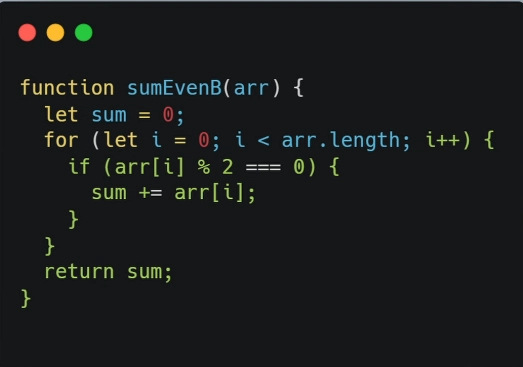 For loop vs filter reduce