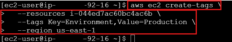 Add or Update a Tag on an EC2 Instance Using AWS CLI