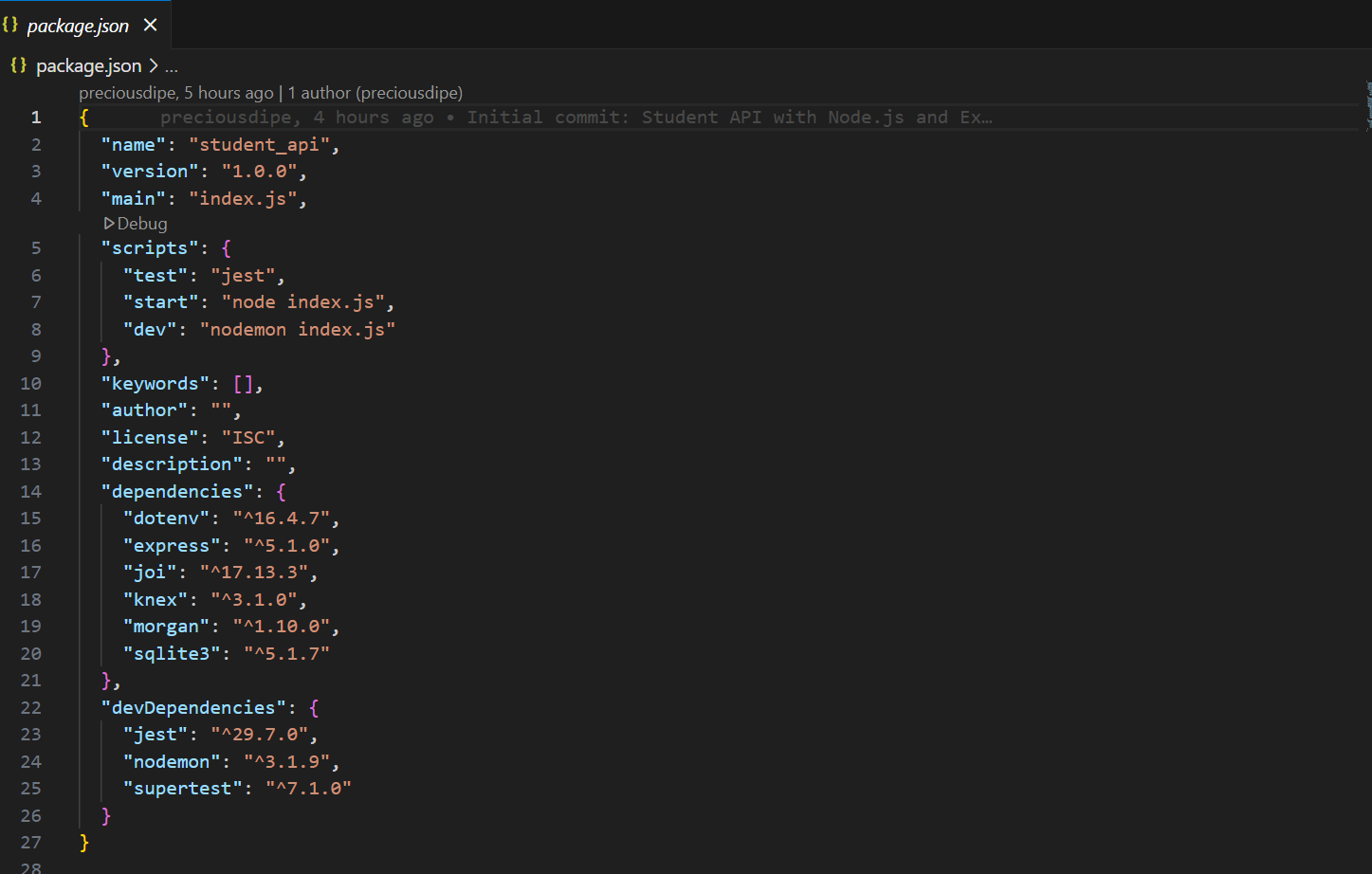 package.json