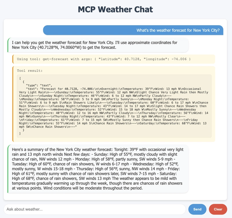 Building a Chat App with MCP(Model Context Protocol) and Claude in Node js