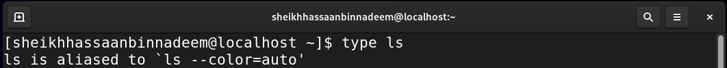 type command in linux