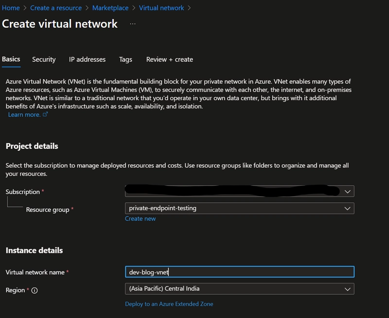 Connecting an Azure Web App with SQL Server using Private endpoints