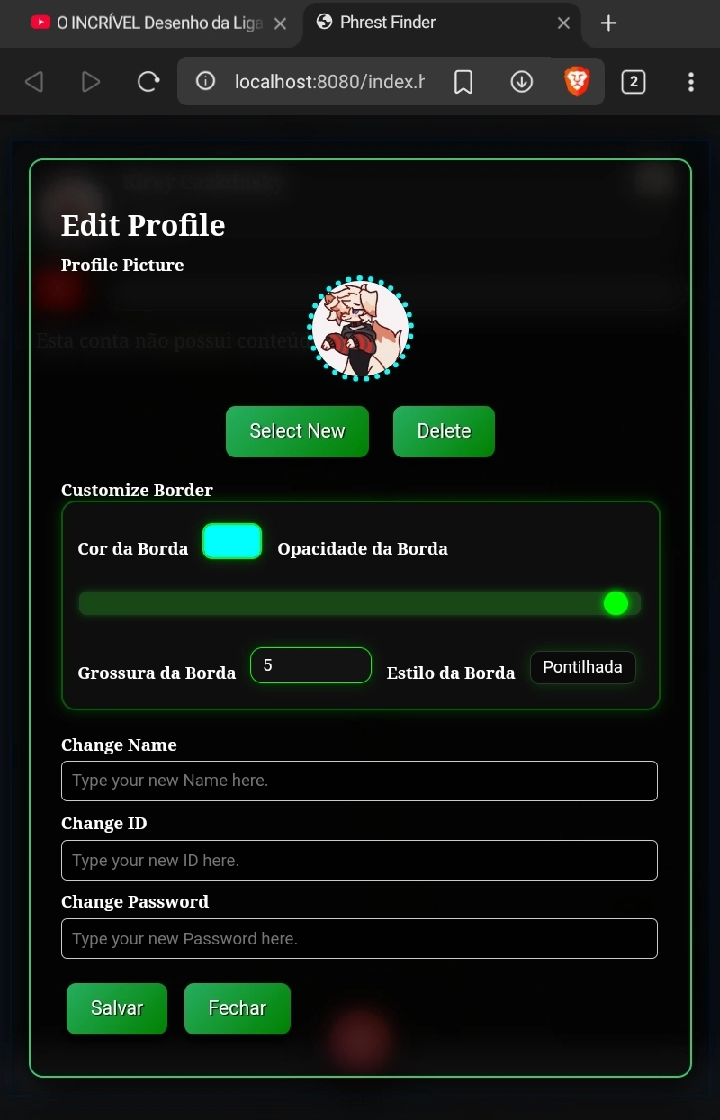 Phrest Finder - v20