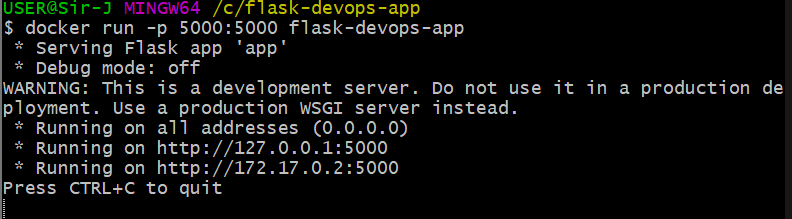 docker running
