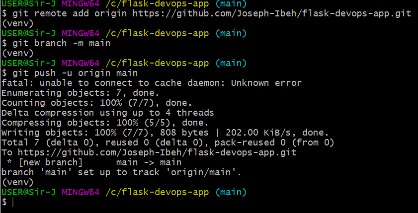 git remote add