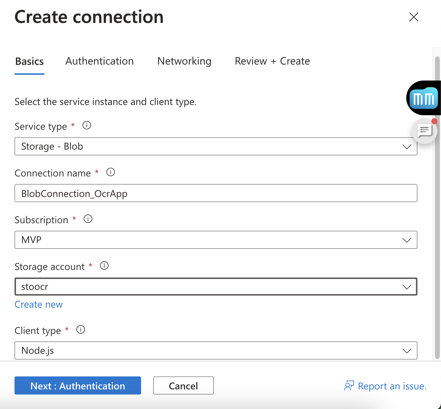 Authentication Configuration