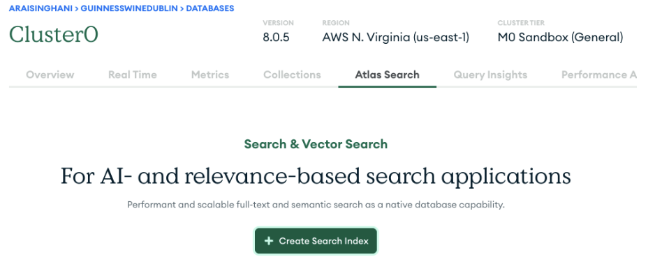 Making our search index