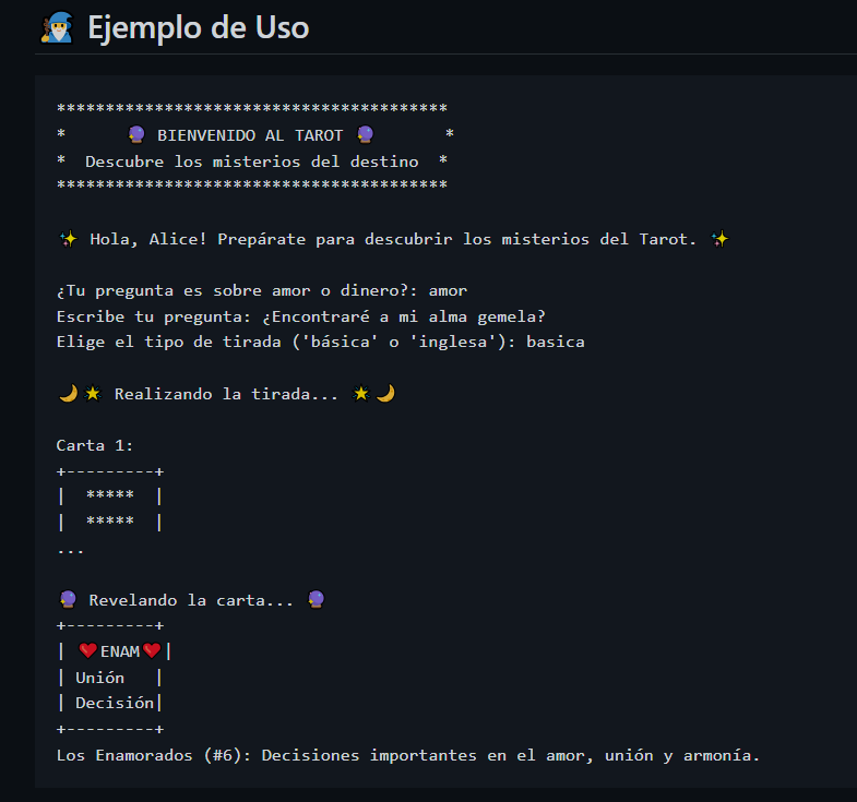 # 🔮 My First Tarot Reader in Python