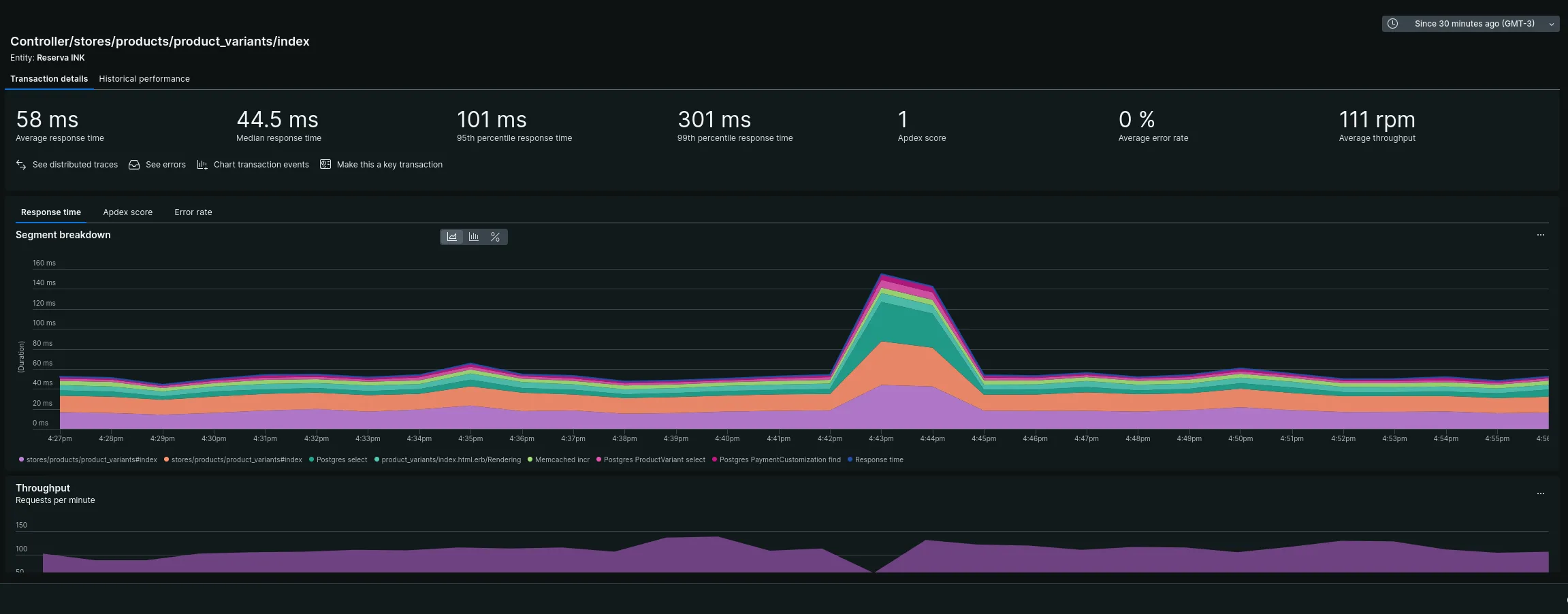new page looks in NewRelic