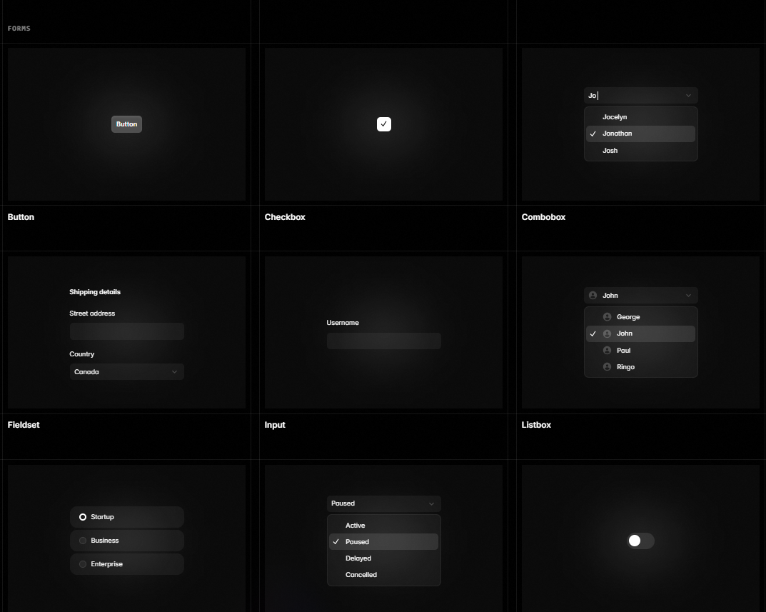 Headless ui components