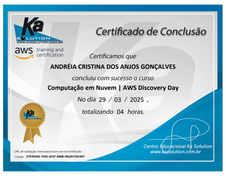 Ka Solution certificate