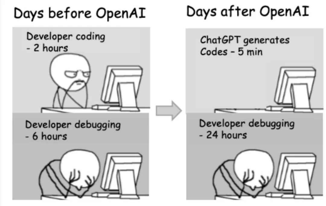 AI Debug Meme Pic
