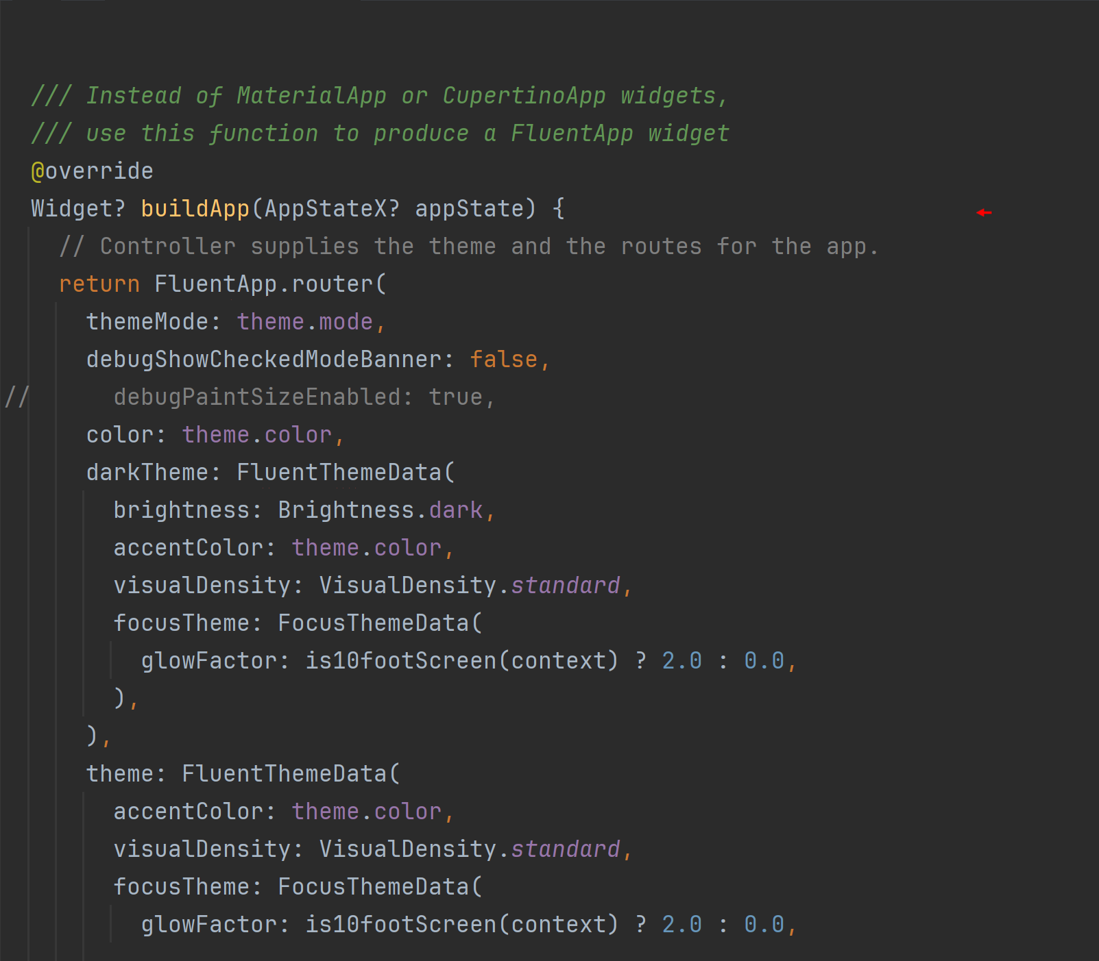 [app.dart](https://github.com/AndriousSolutions/fluttery_builder/blob/master/lib/app/view/app.dart#L40)