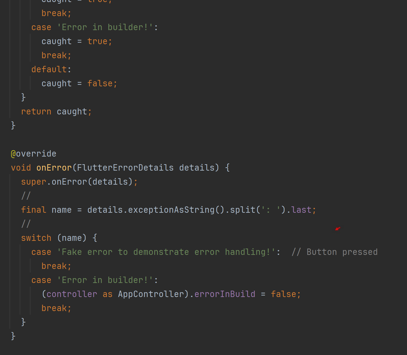 [app_counter.dart](https://github.com/AndriousSolutions/fluttery_framework/blob/28e93ebe031dc2a344e4b0ab84132a8347279141/example/lib/src/main/view/screens/app_counter.dart#L252) and [app.dart](https://github.com/AndriousSolutions/fluttery_framework/blob/28e93ebe031dc2a344e4b0ab84132a8347279141/example/lib/src/app/view/app.dart#L244)