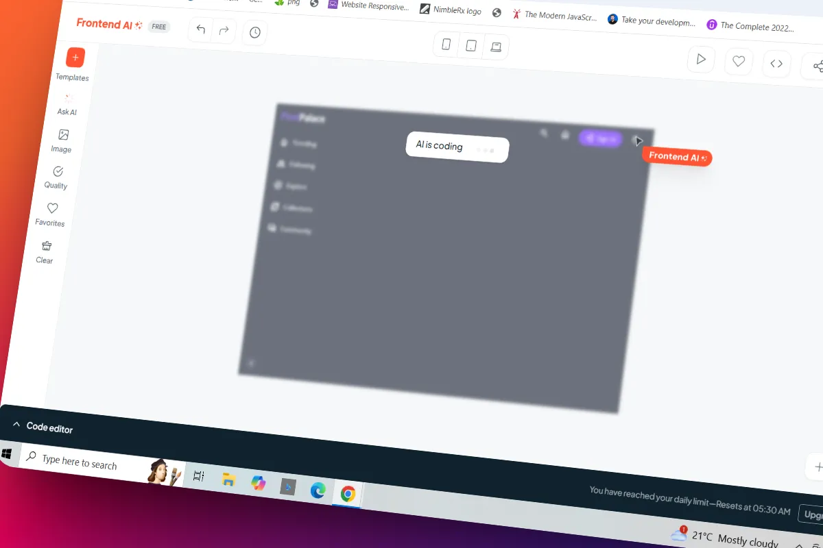 frontend AI coding