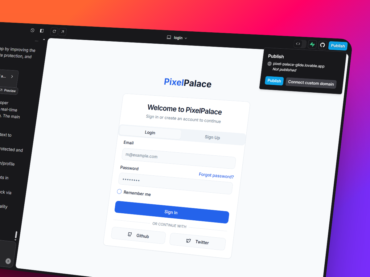 Publish Site