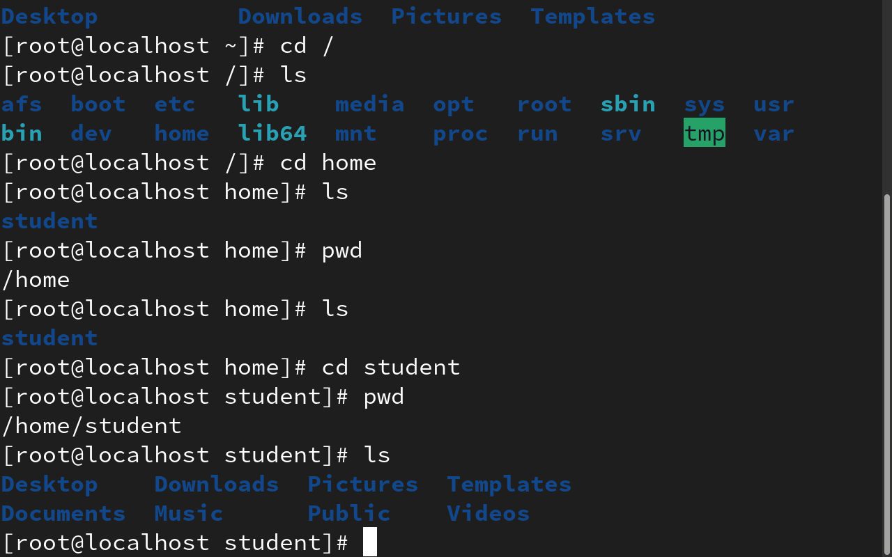 student description