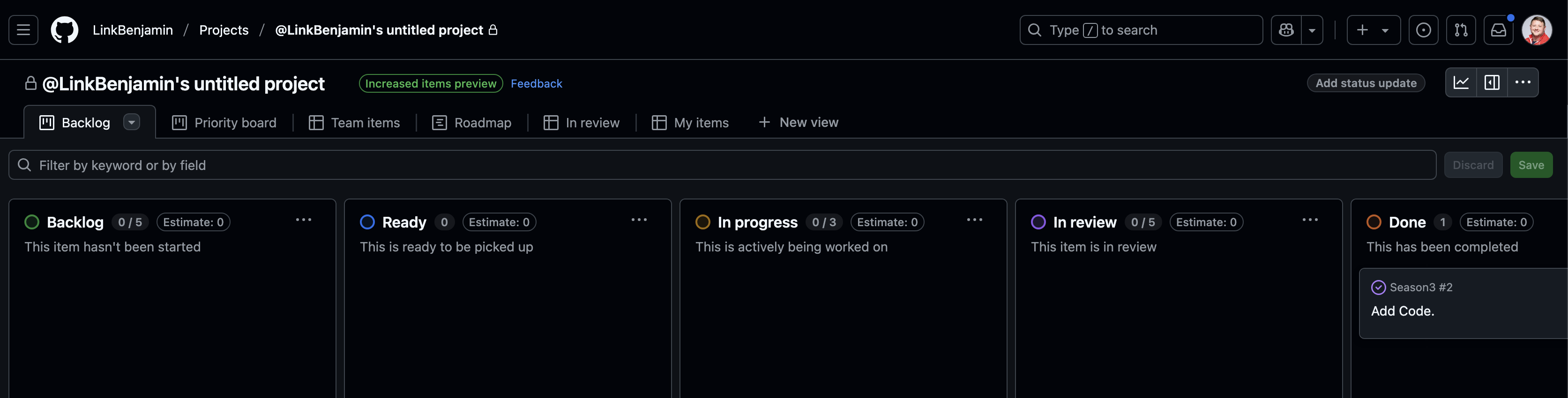 A GitHub Project