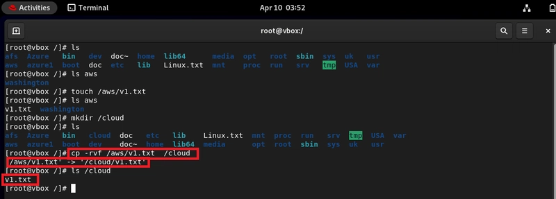 From Source to Destination: Automating File Copy with cp in Linux